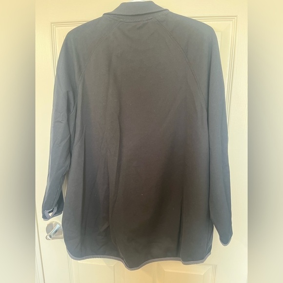 Active Zone Black Zip-Up Sweater - Picture 3 of 6